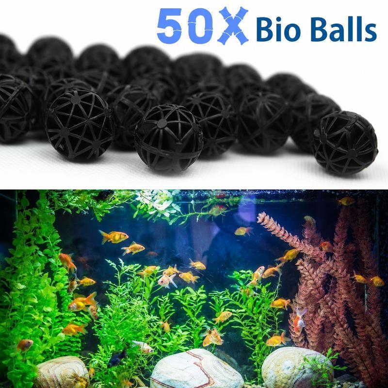 Marine Aquarium Water - 50Pcs 16mm Aquarium Bio Filter Balls
