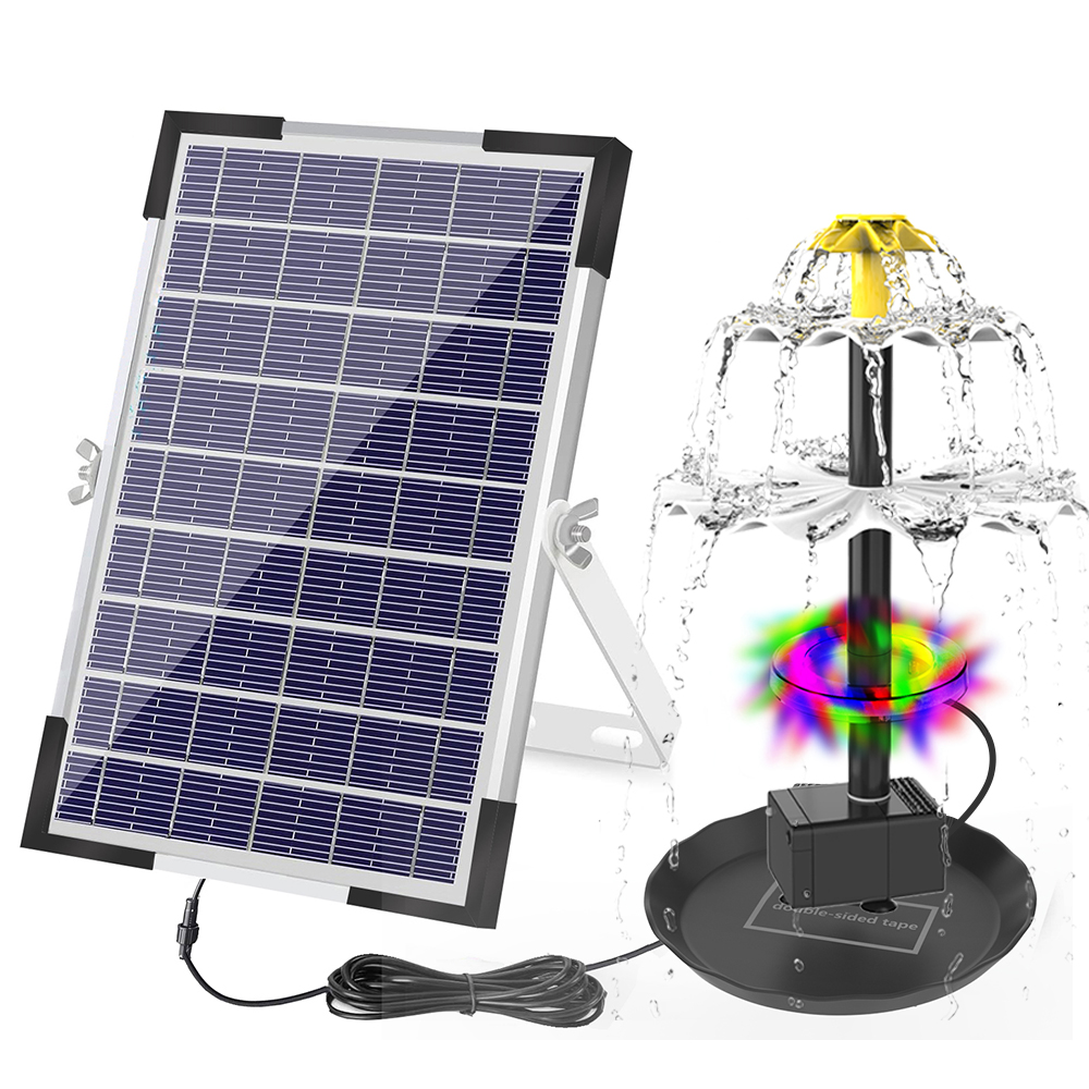 Marine Aquarium Led - Solar Fountain Pump for Bird Bath