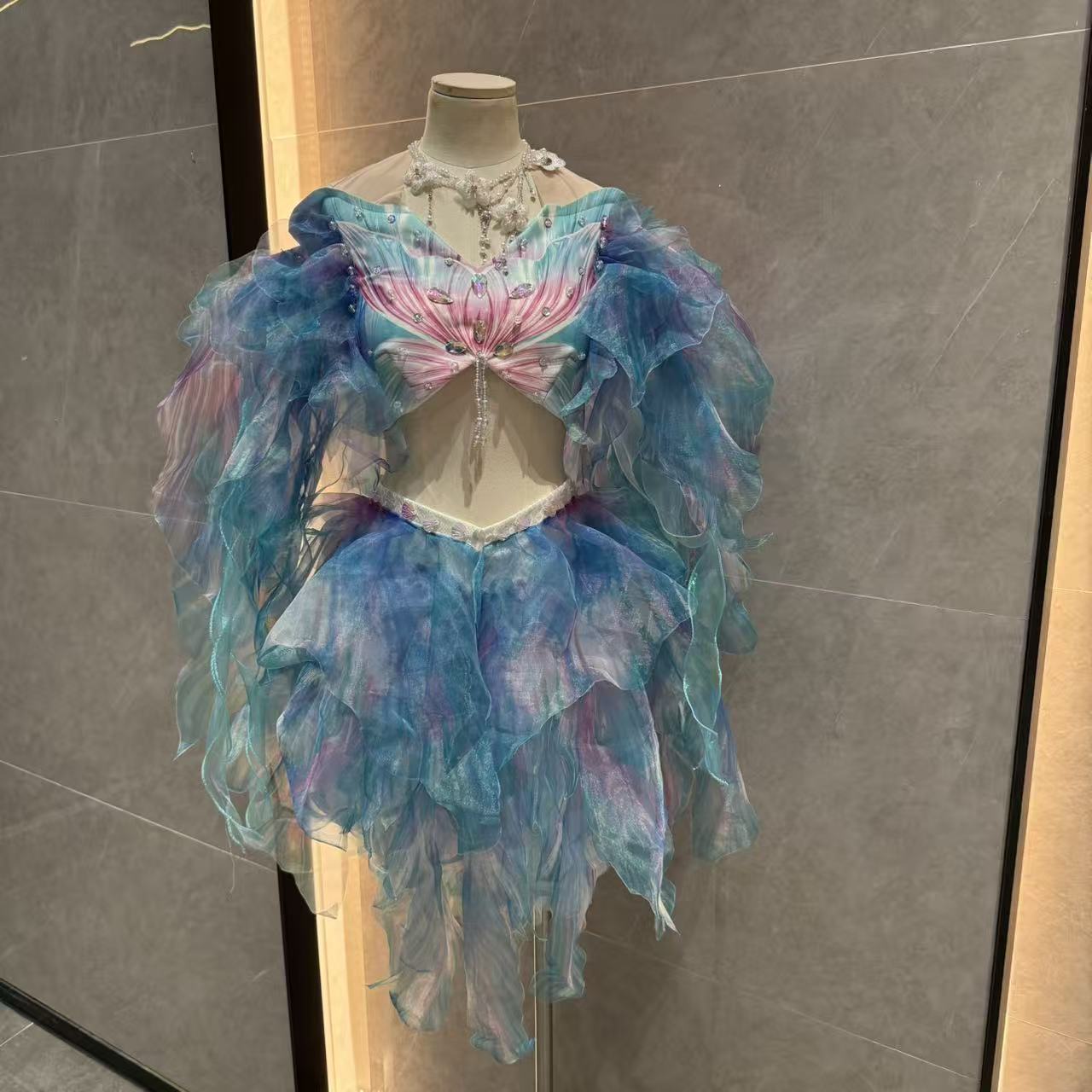 Aquarium & Marine Science Center - Mermaid Water Dance Skirt Princess Dress