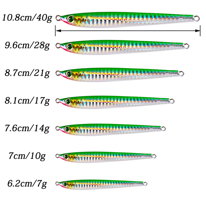 10pcs/lot Metal Casting Jigs 7 - Marine Salt Mix ulasan dan harga