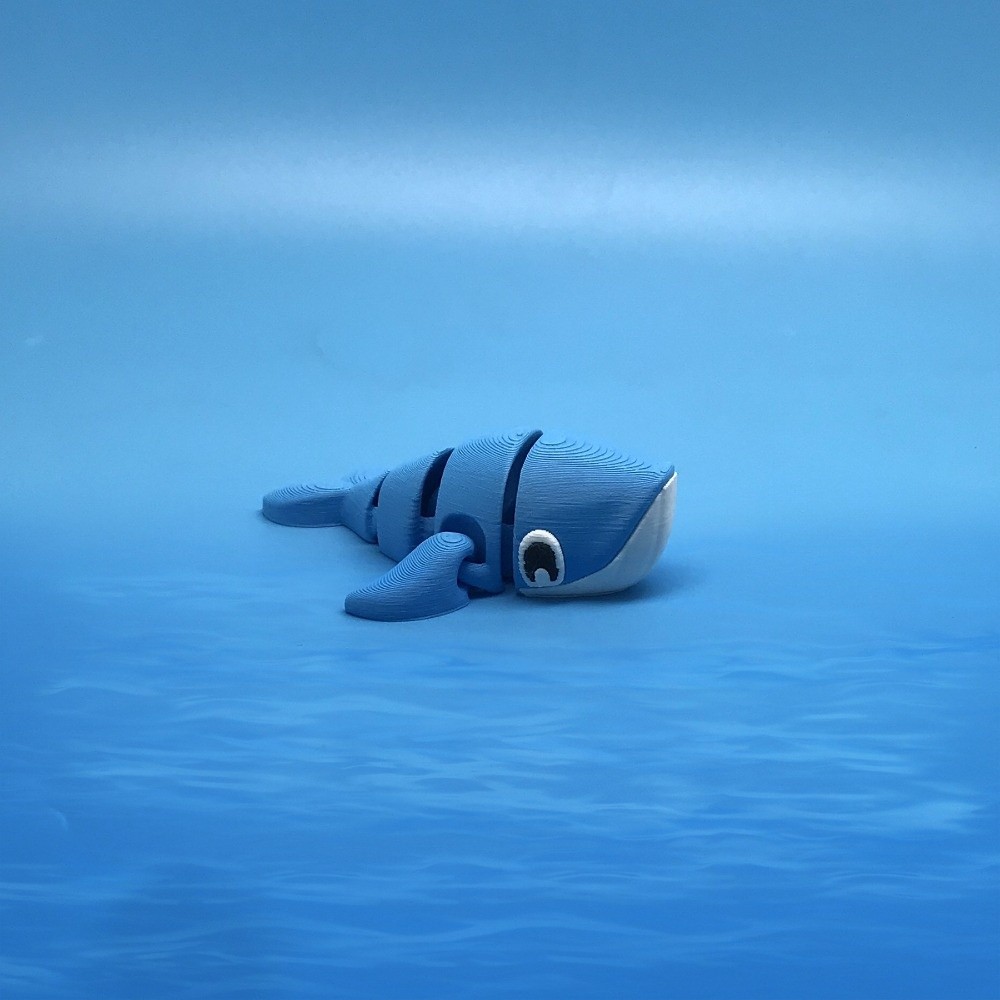 Cute Mini Movable Joint Pengui - Aquarium Blue Marine ulasan dan harga
