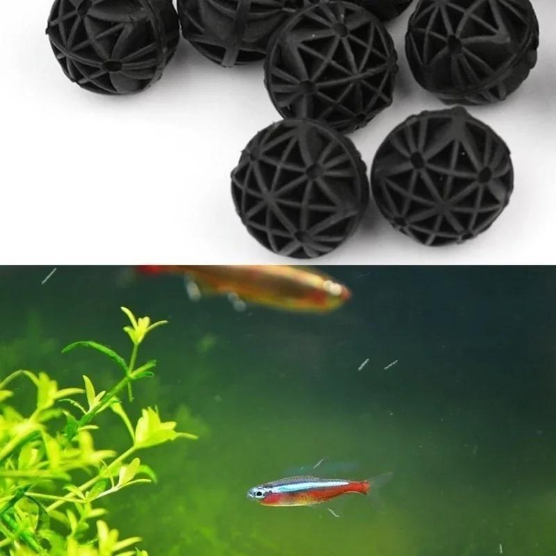 50Pcs 16mm Aquarium Bio Filter - Marine Aquarium Water ulasan dan harga