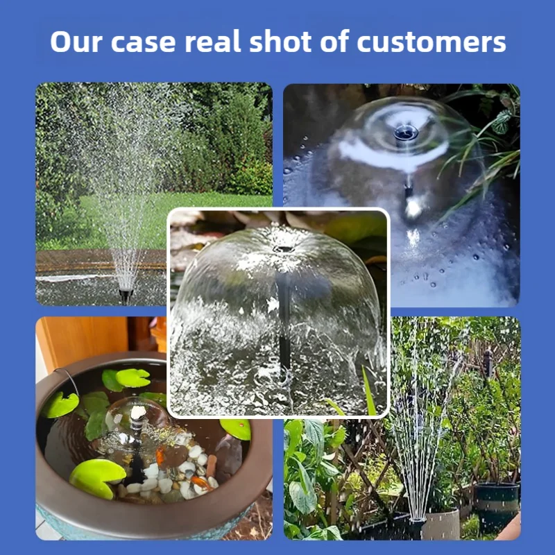 110V 220V Fish pond fountain p - Marine Aquarium Water ulasan dan harga
