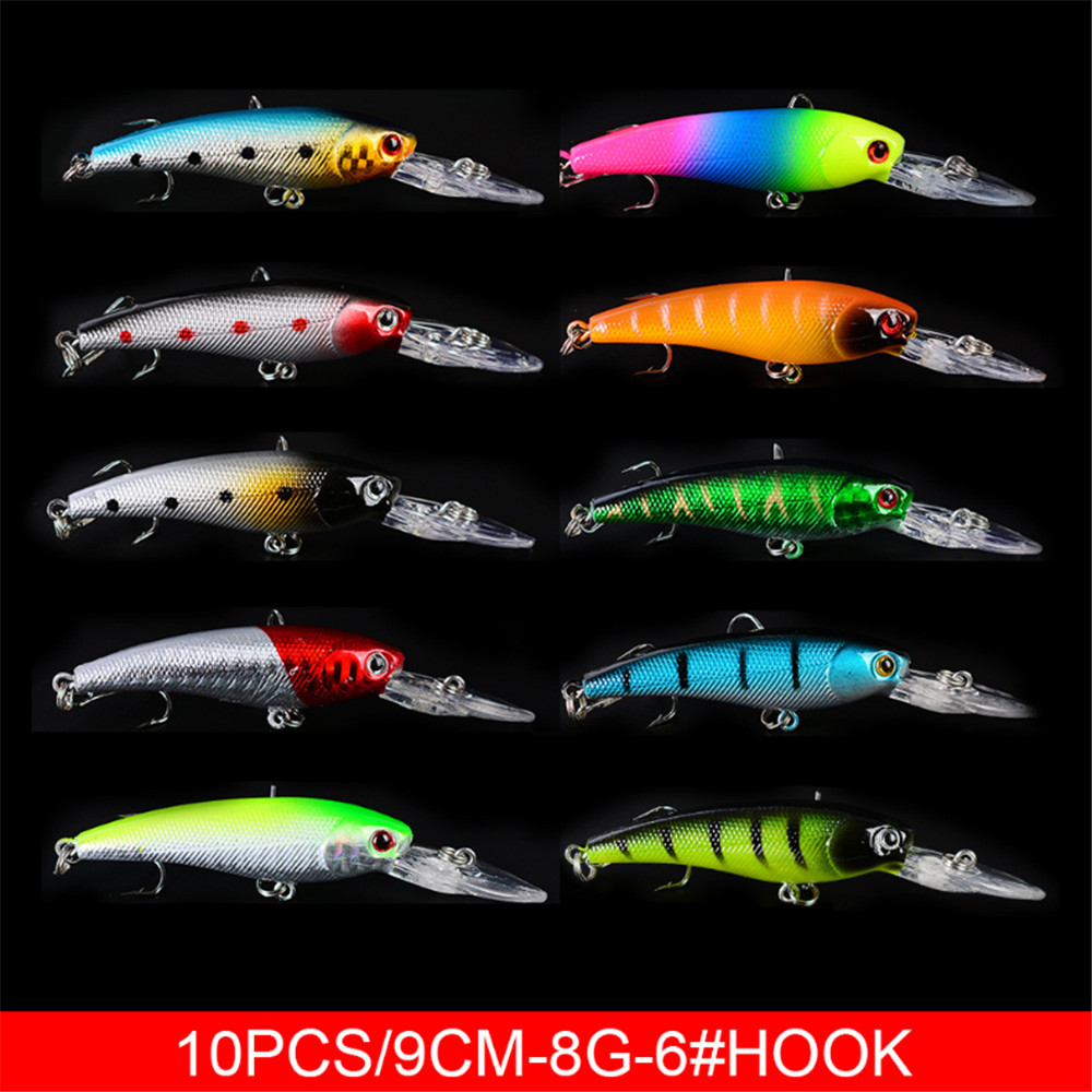 20pcs/lot Minnow Fishing Lures - Marine Salt Mix ulasan dan harga