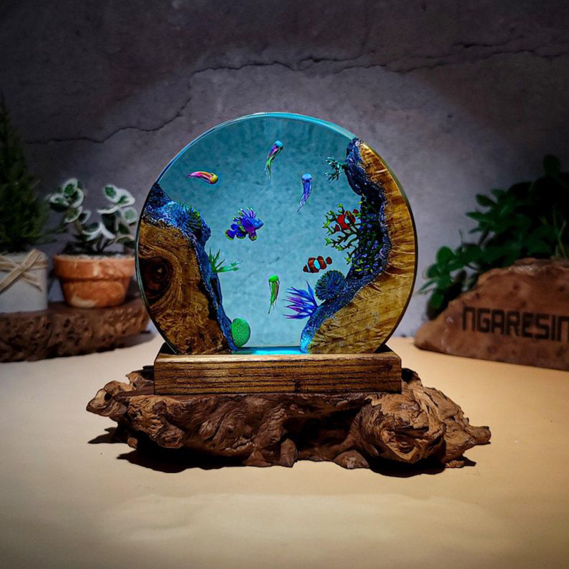 Ocean Aquarium Organism Resin  - Aquarium & Marine Science Center ulasan dan harga