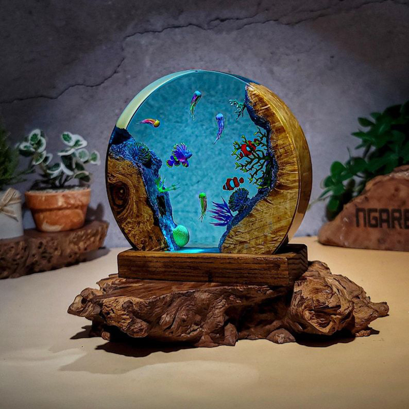 Ocean Aquarium Organism Resin  - Aquarium & Marine Science Center ulasan dan harga