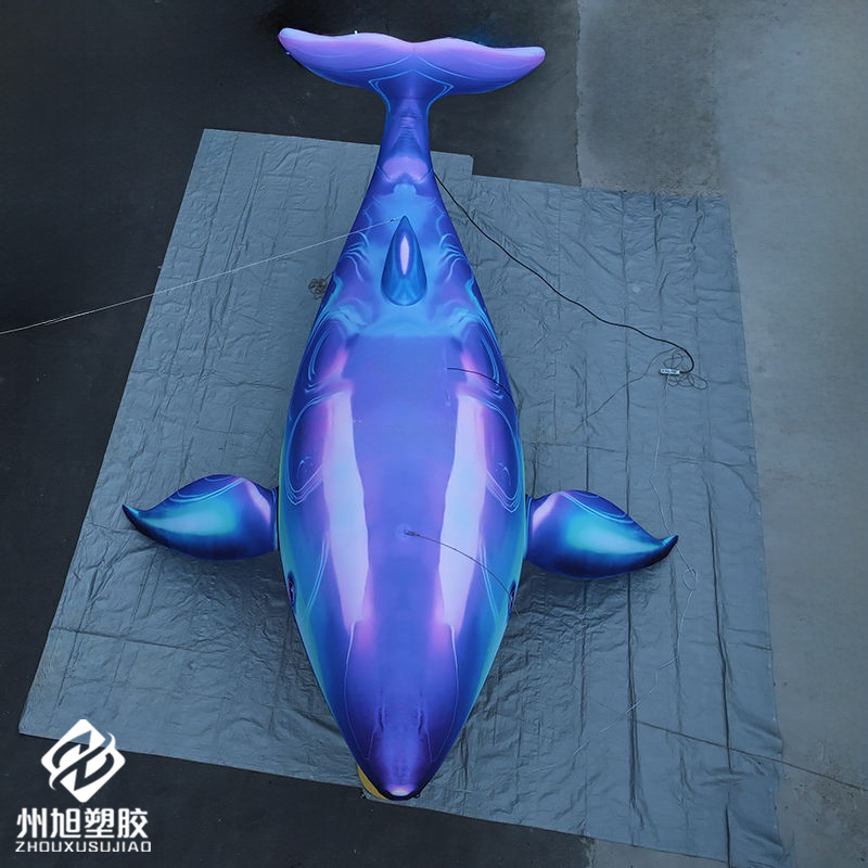 Inflatable blue whale, used as - Aquarium Blue Marine ulasan dan harga