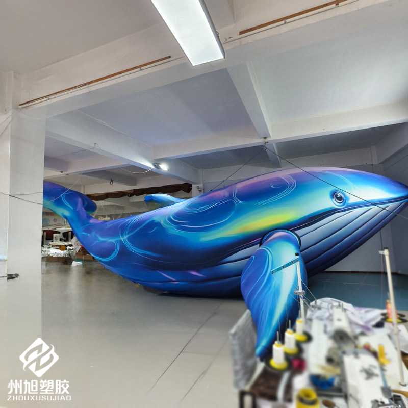 Inflatable blue whale, used as - Aquarium Blue Marine ulasan dan harga