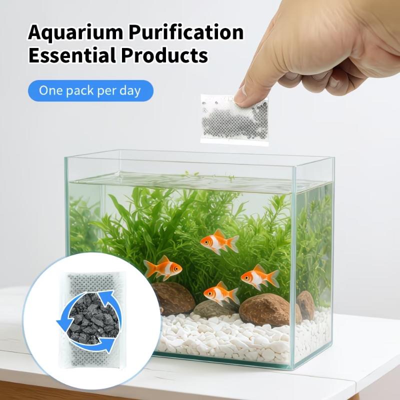 10/20/40Pcs Fish Tank Activate - Marine Aquarium Water ulasan dan harga