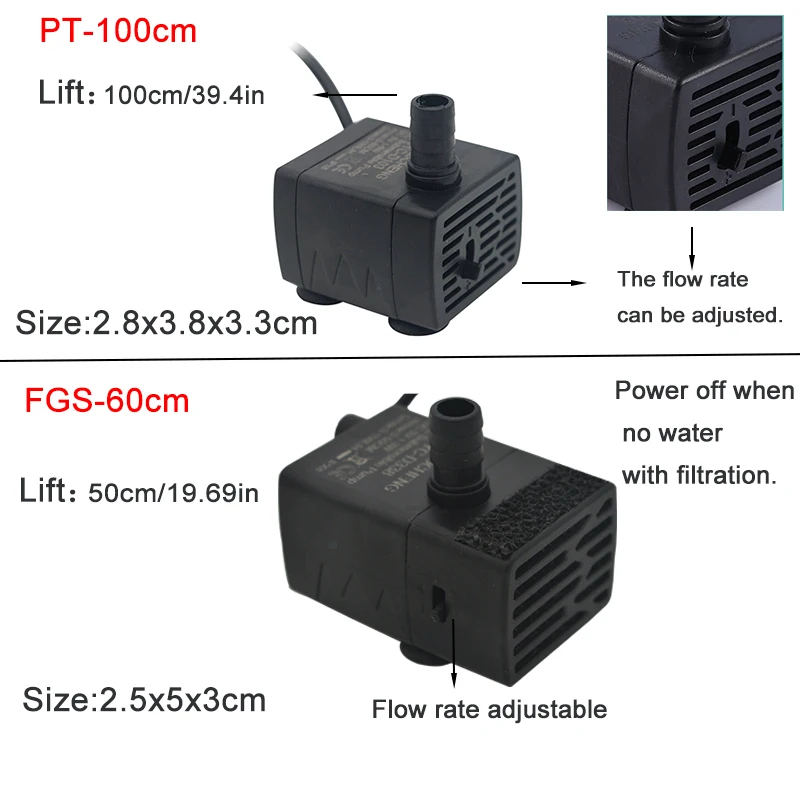 USB Aquarium Submersible Water - Marine Aquarium Water ulasan dan harga