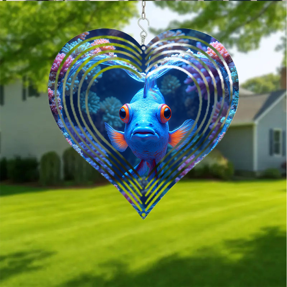2D Flat, 1pc Bohemian Blue Man - Aquarium Blue Marine ulasan dan harga
