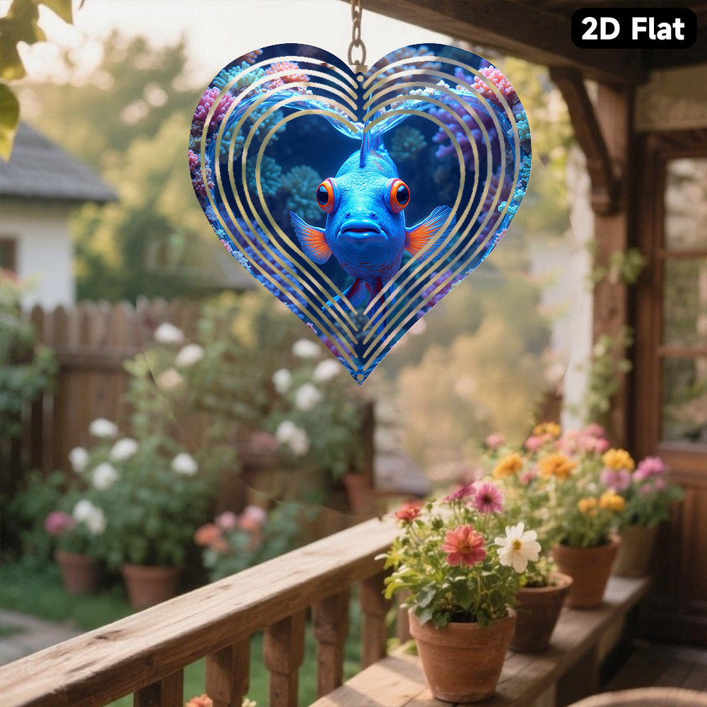 2D Flat, 1pc Bohemian Blue Man - Aquarium Blue Marine ulasan dan harga