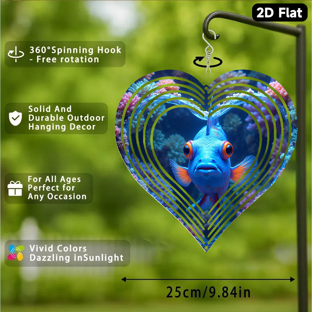 2D Flat, 1pc Bohemian Blue Man - Aquarium Blue Marine ulasan dan harga
